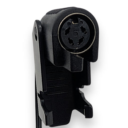 female 4 pin connector closeup