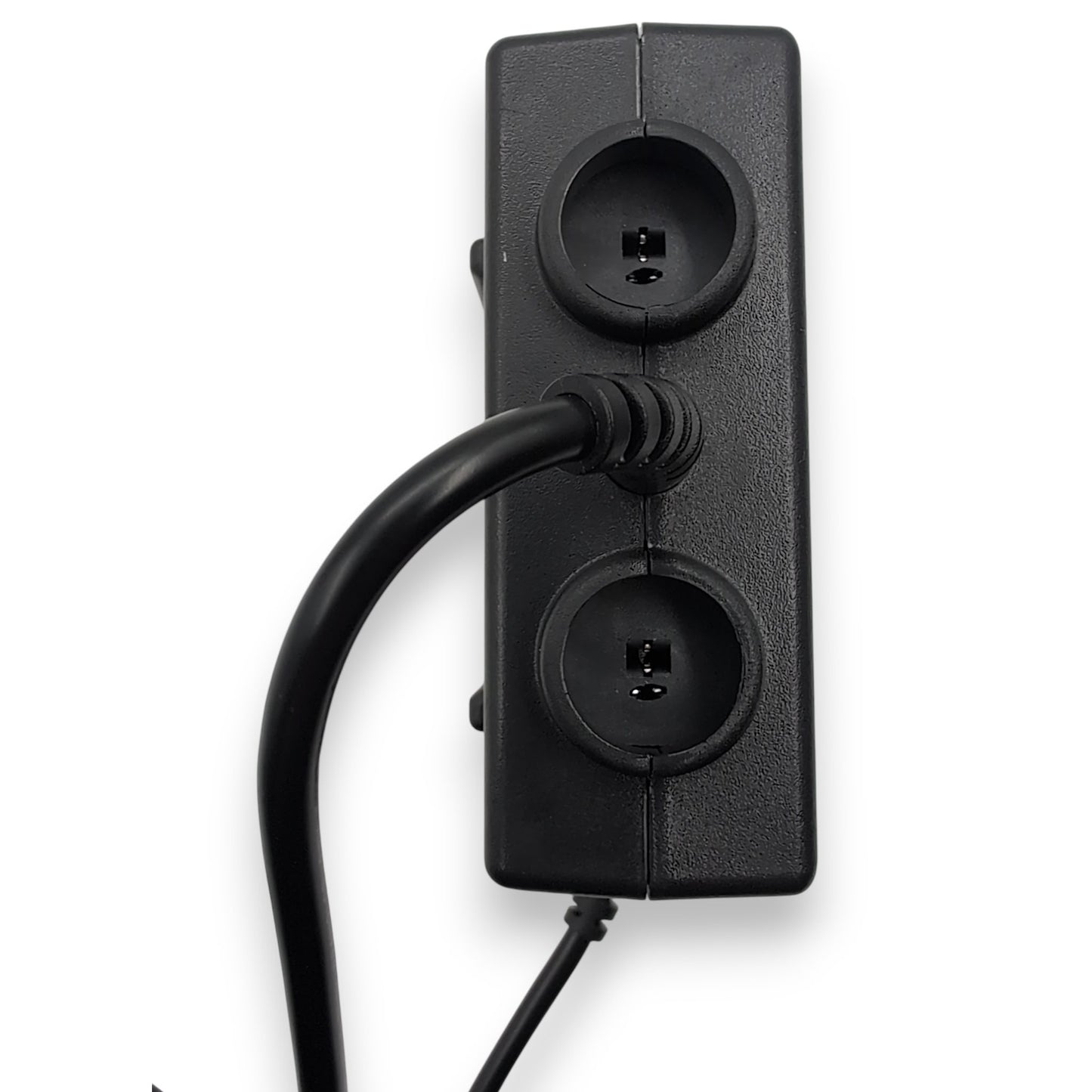 top of control box showing two ports