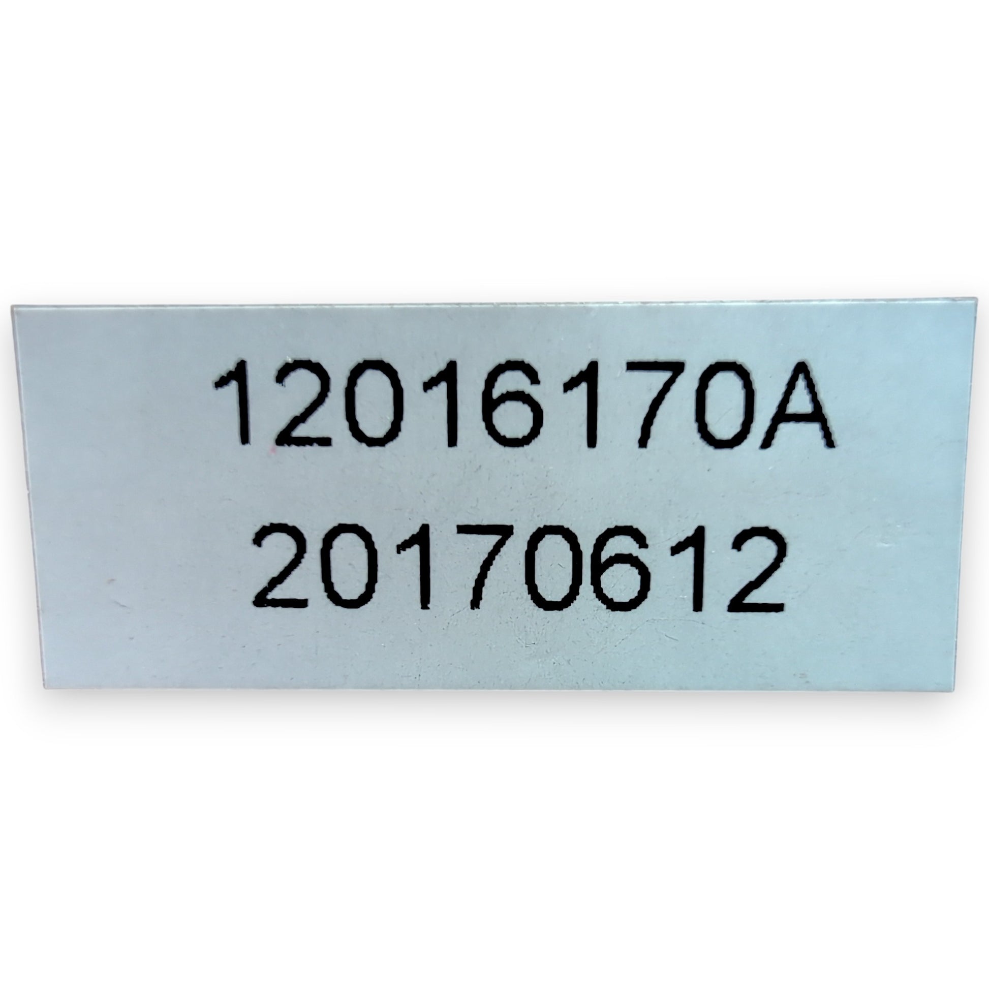 Label found on cord. States: 12016170A and 20170612