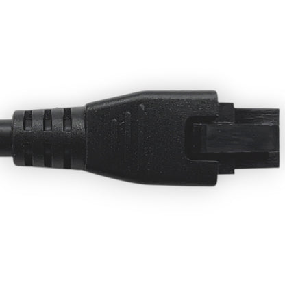 top of 6 pin female connector with clip