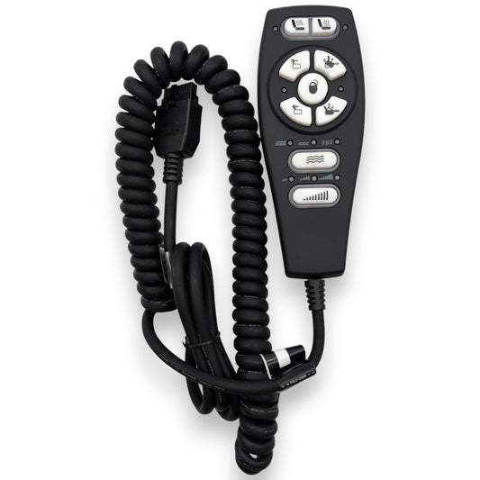 Front of hand control with cable