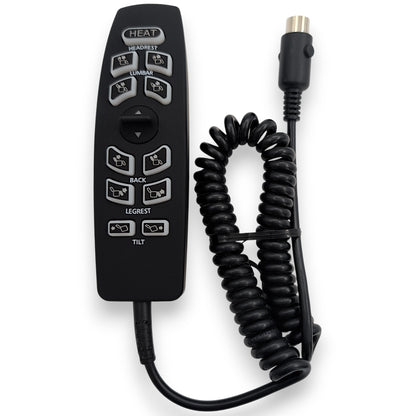 Pride Mobility Lift Recliner Chair - Remote Hand Control Pendant - CTL2404760 - 11 Button - 5 pin connector