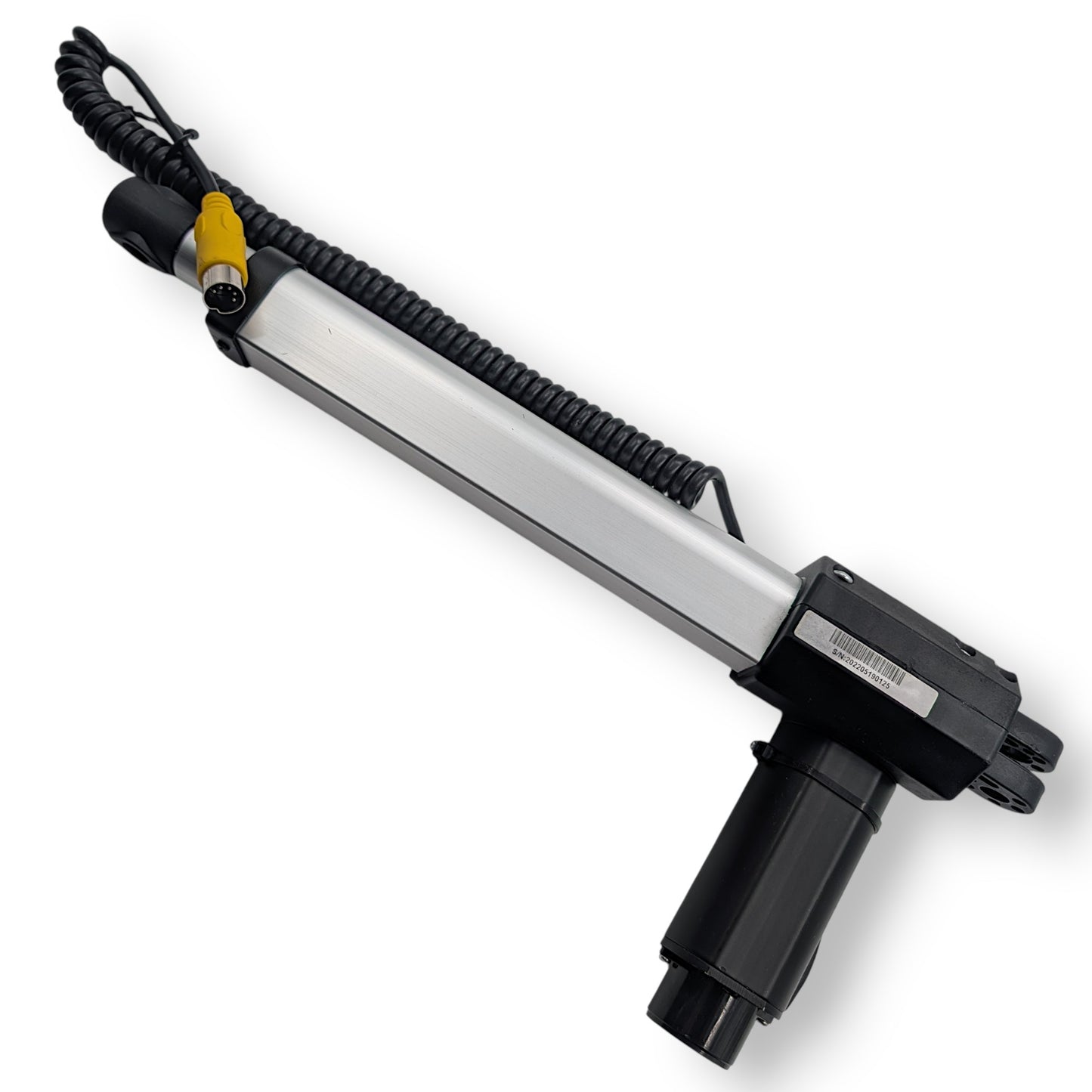 side of actuator with 5 pin connector and cable