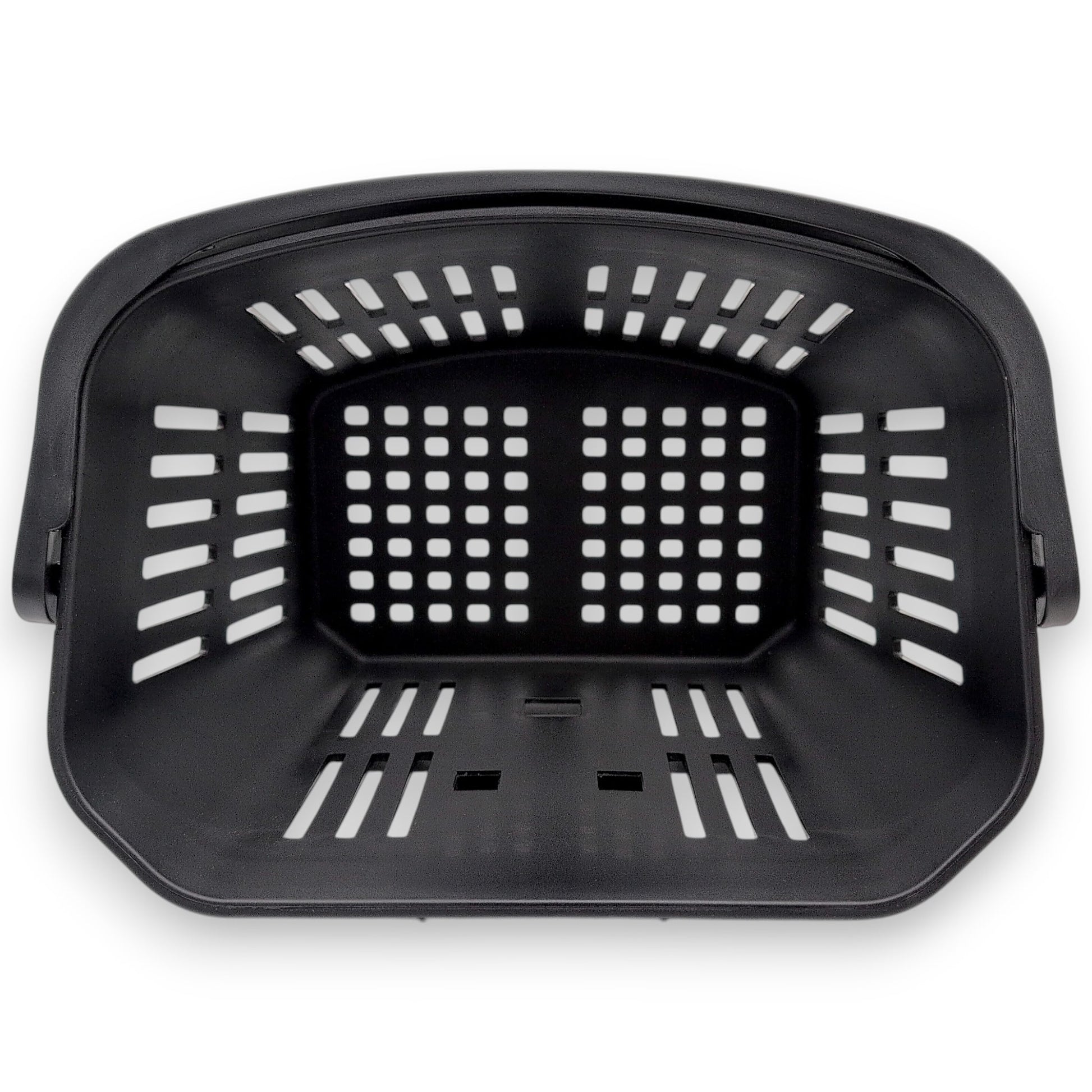 top view showing the inside of the basket