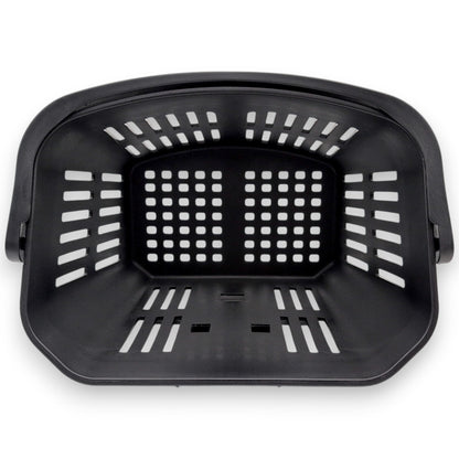 top view showing the inside of the basket