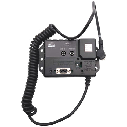 Top view of Control Box / Junction Box with cord unwound showing its length