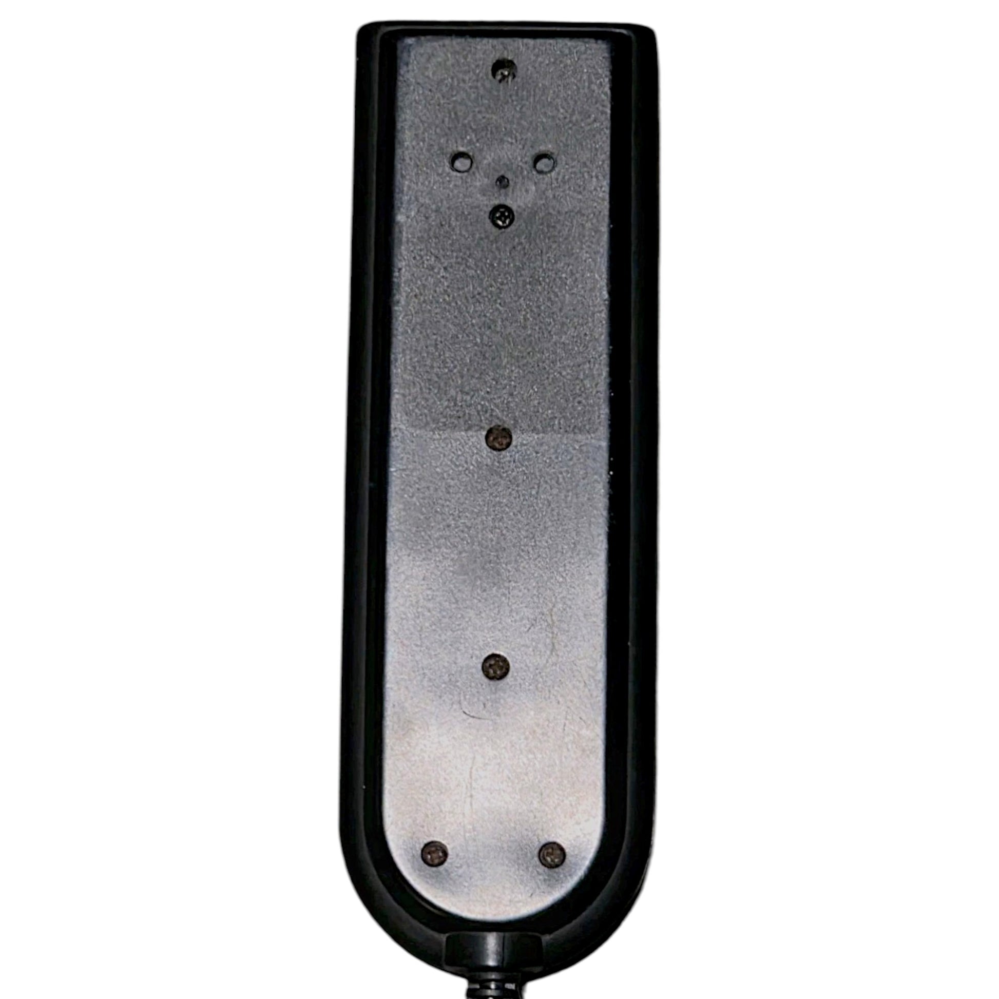 Back of the remote hand control