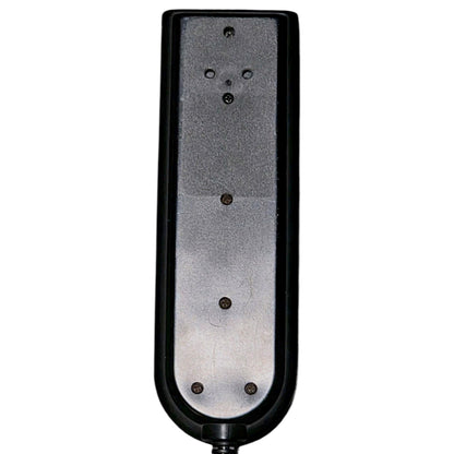 Back of the remote hand control