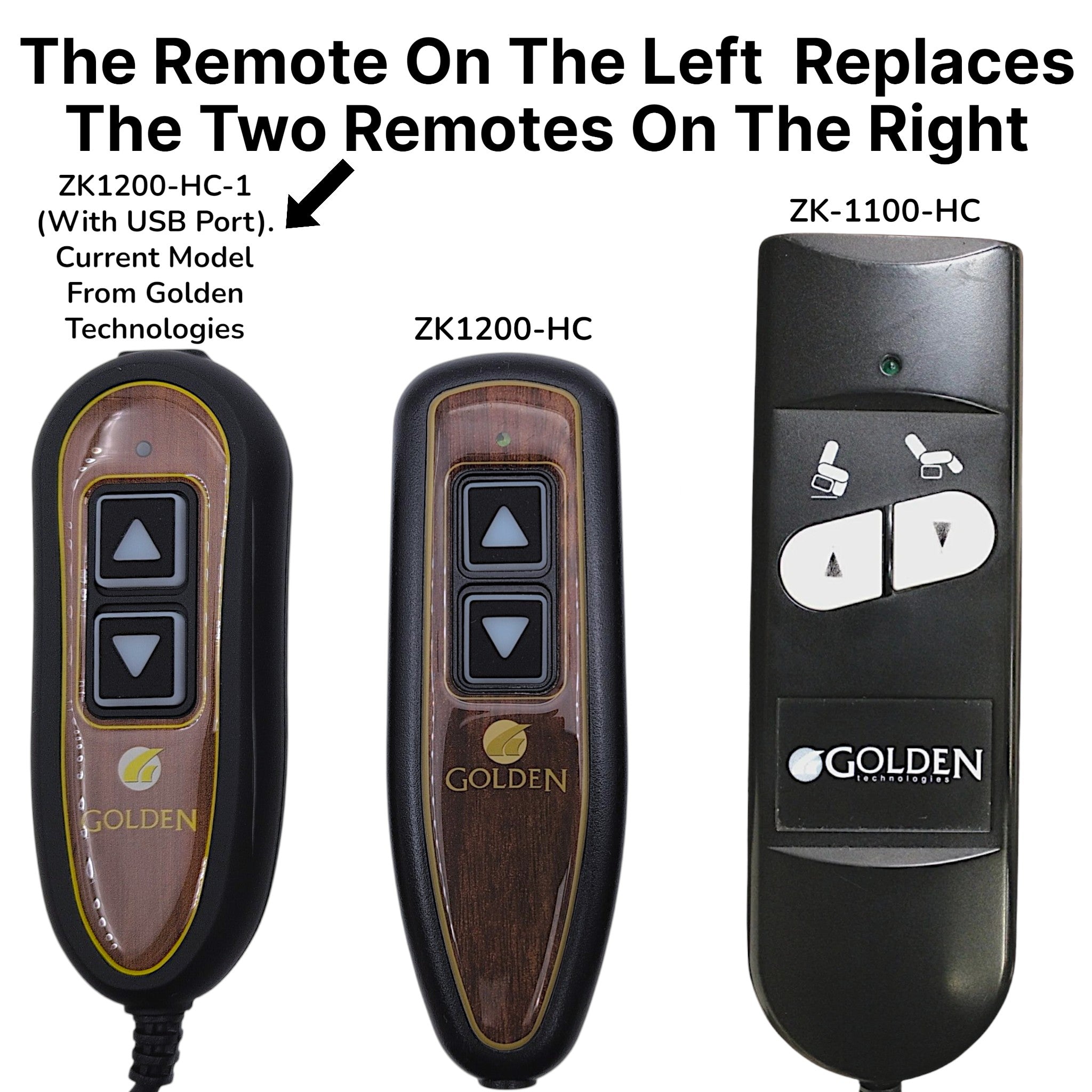 ZK1200-HC Golden Technologies Remote Hand Control - Seat Lift