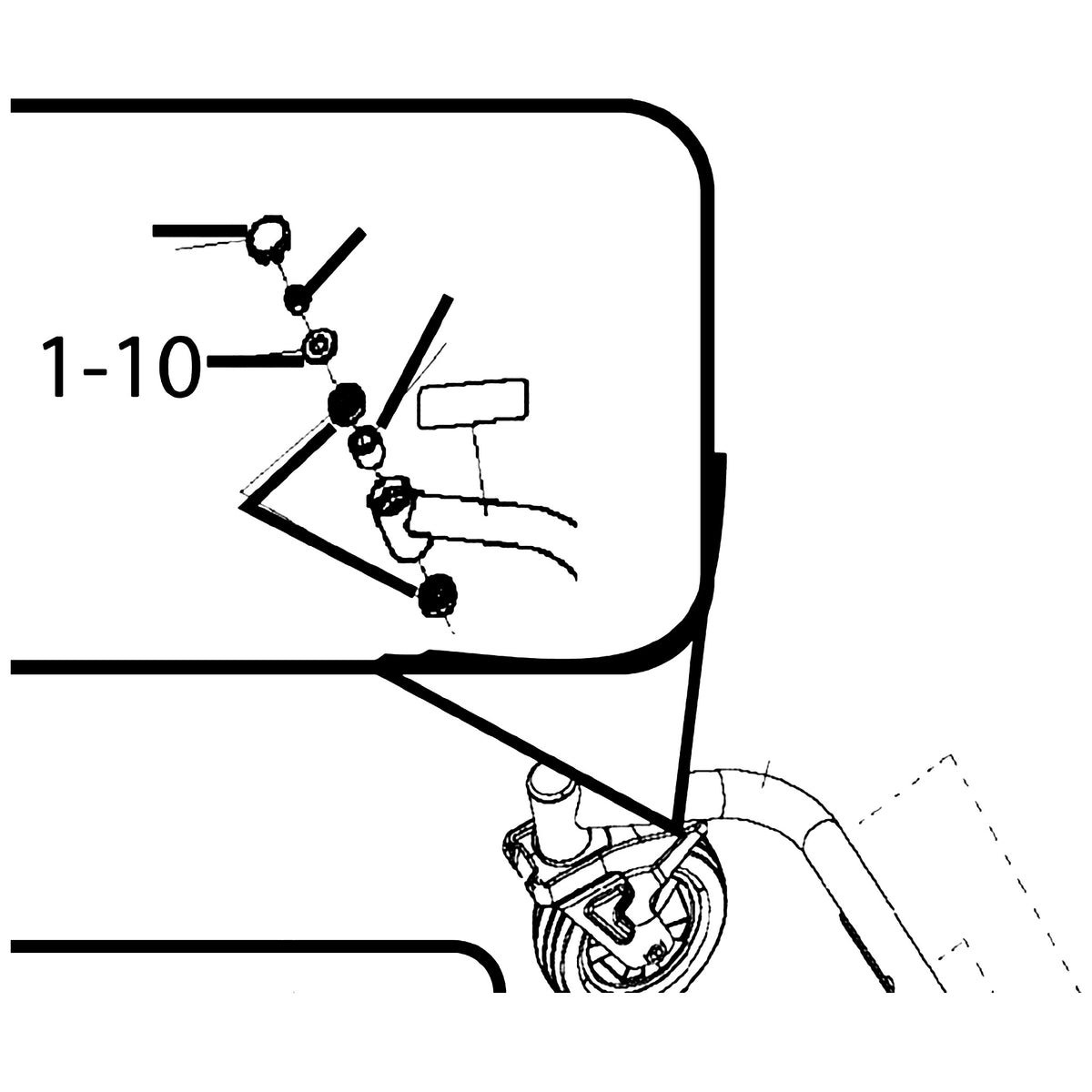 Golden Technologies 120DWFWZ M12 Flat Washer parts diagram