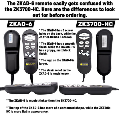 Golden AutoDrive 3.0 Hand Control ZKAD-6 | MaxiComfort Remote