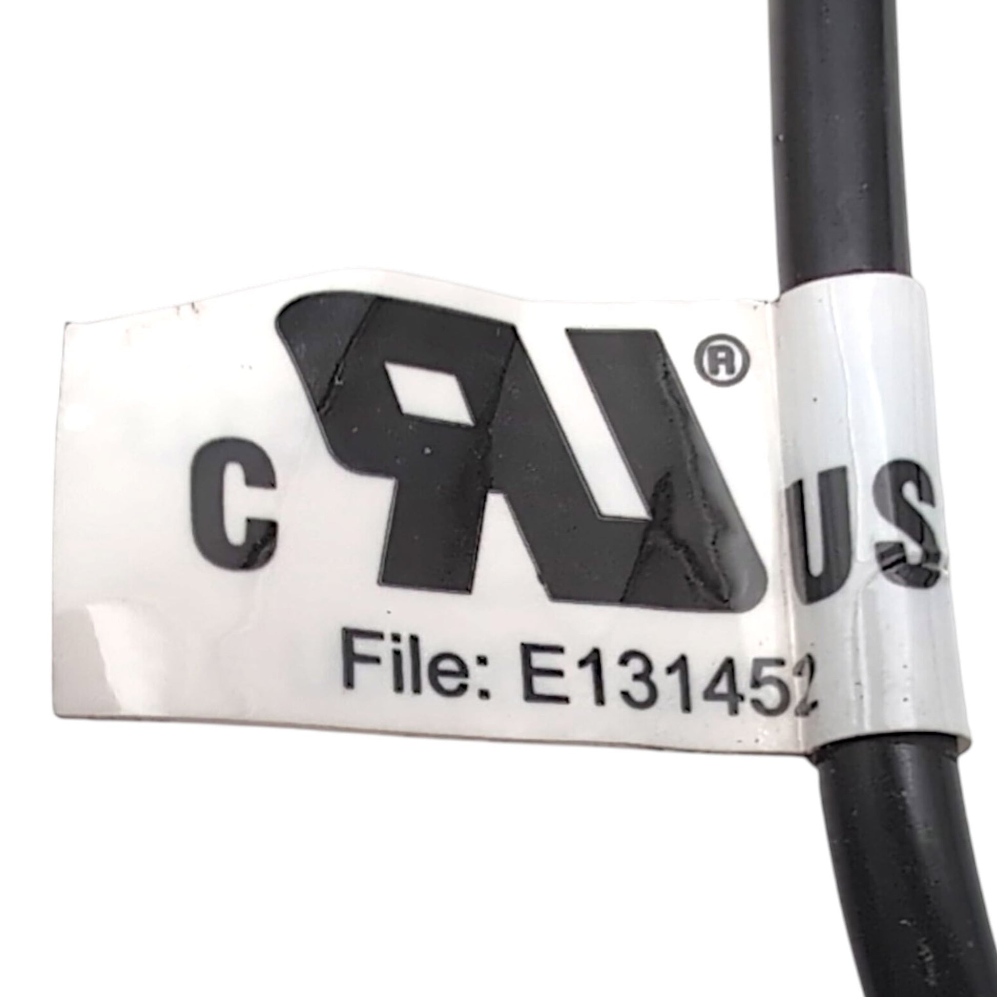 cRUus File Number: E131452. Certification mark for UL recognized components in the US and Canada.