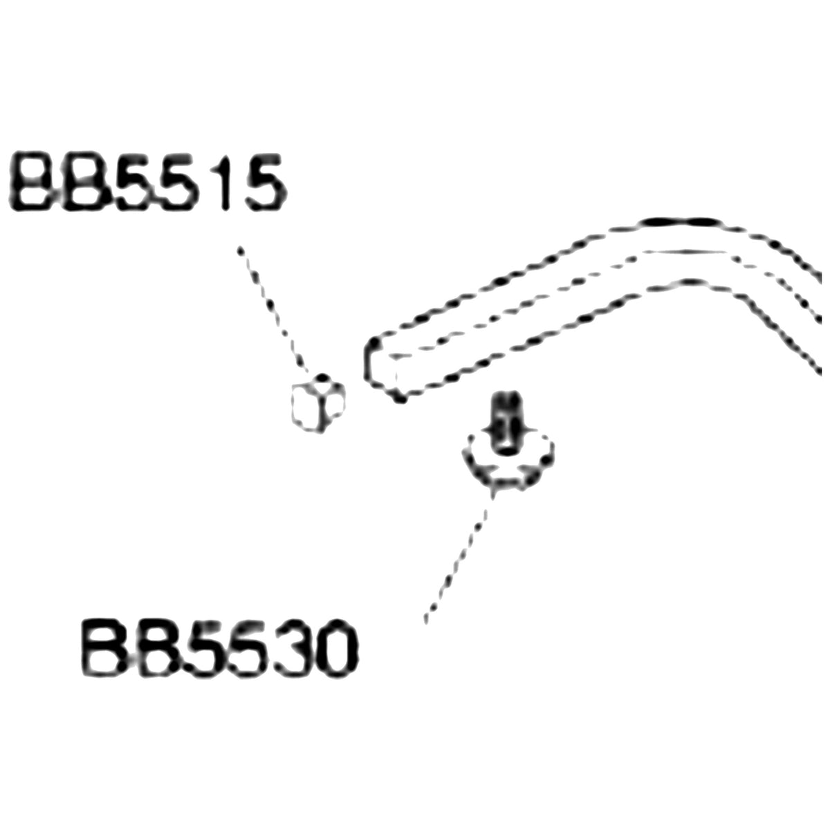 Golden Technologies BB5530 Leg Leveler 5/16 X 1 service manual diagram