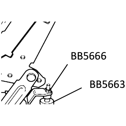 Golden Technologies BB5666 Nut, Hex Nut 5/16 Zinc service manual diagram