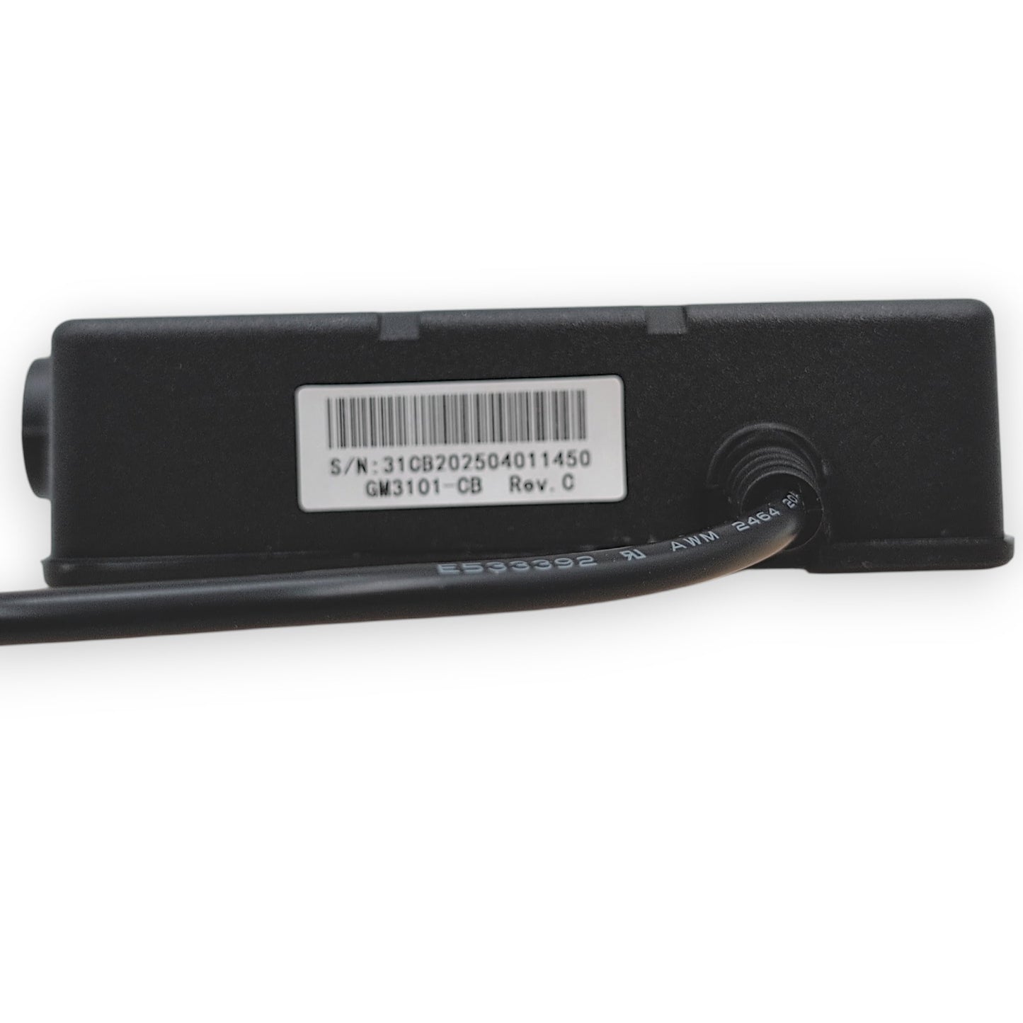 left side with part number label