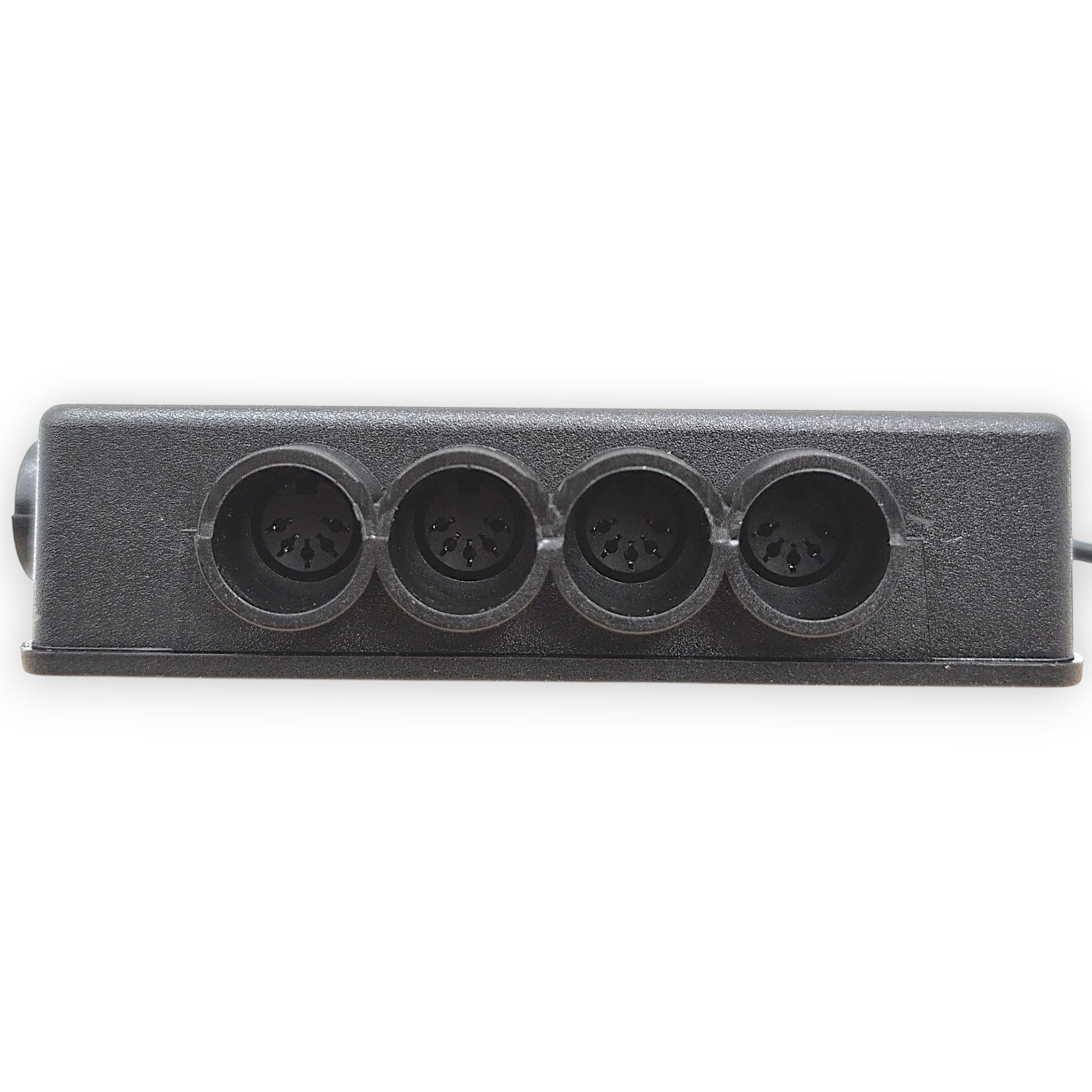 top view. Showing 4 ports used for motor connections