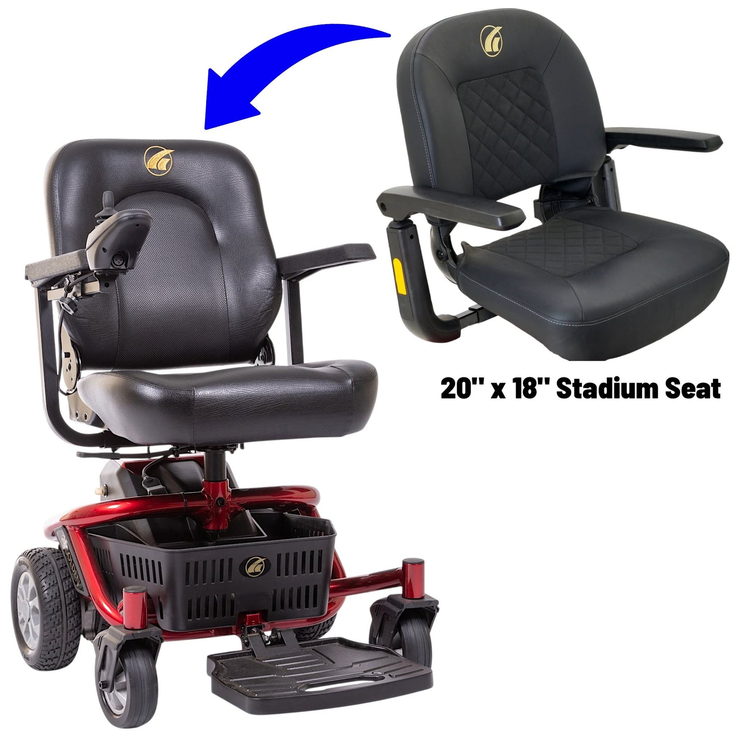 Golden LiteRider Envy Portable Power Wheelchair (GP162)