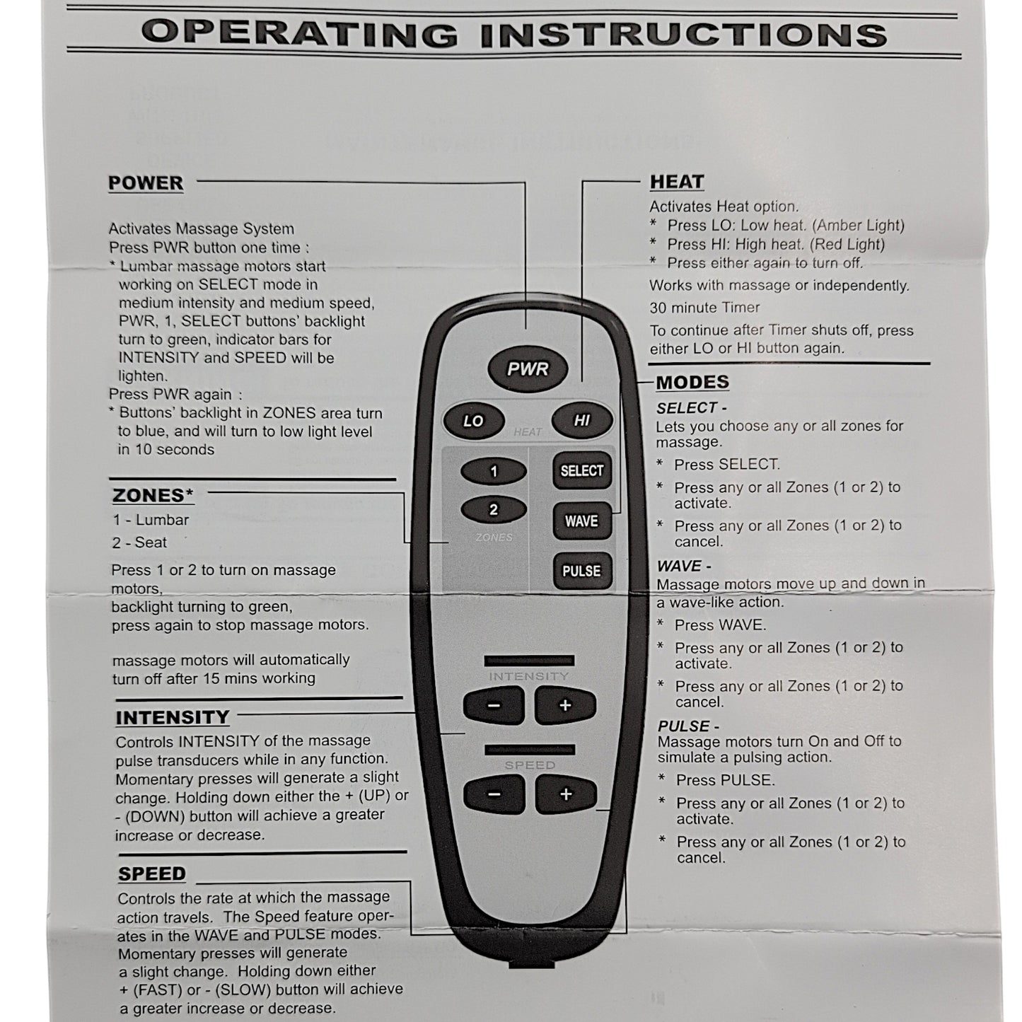 product instructions