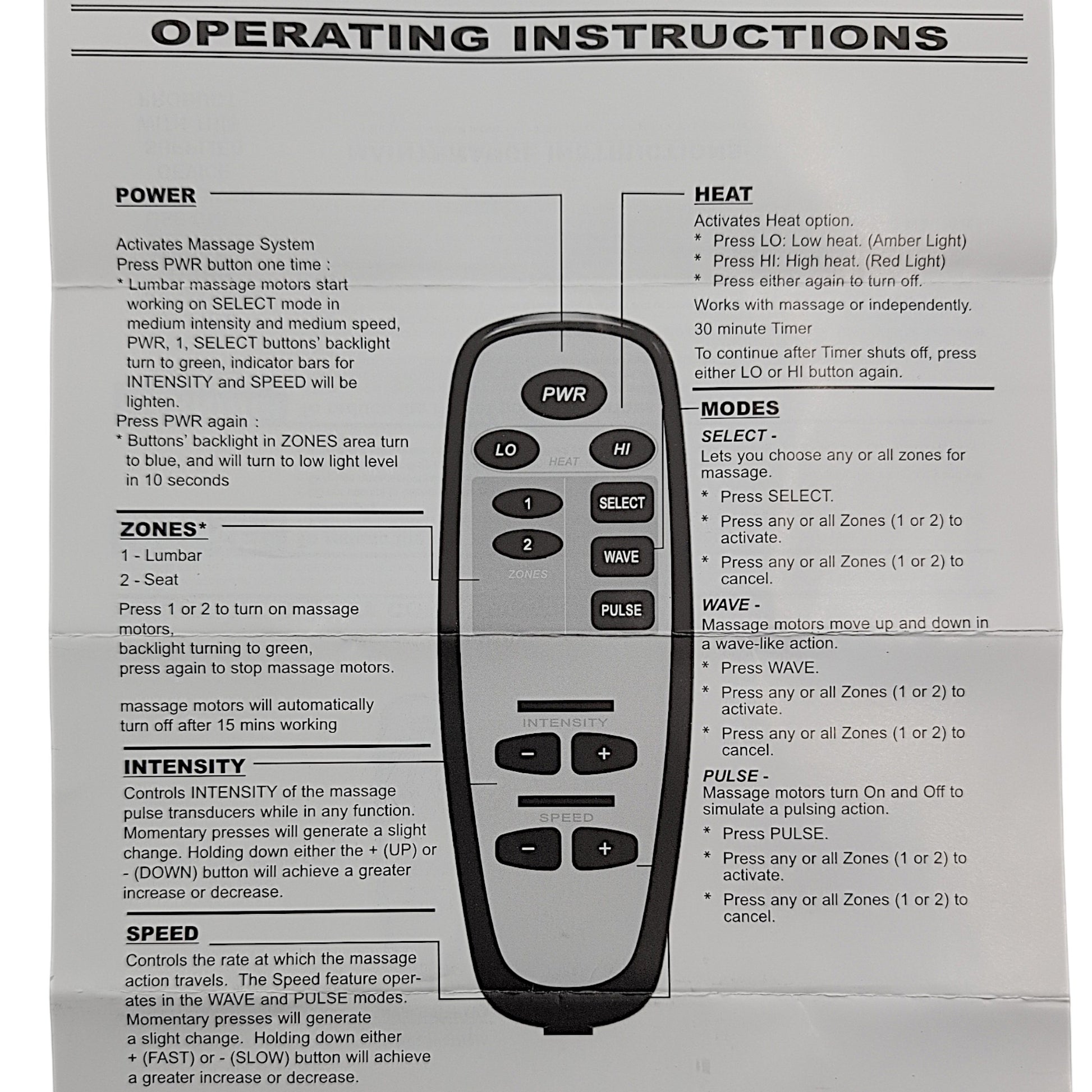 product instructions