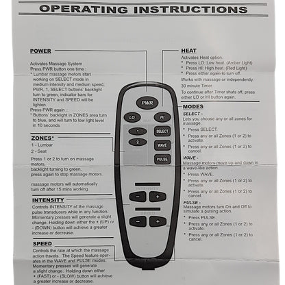 product instructions
