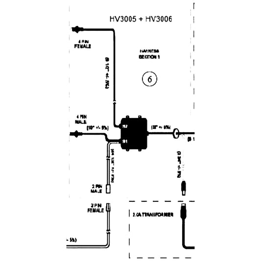 Golden Technologies HV3005 Heat Massage Control Box service manual diagram