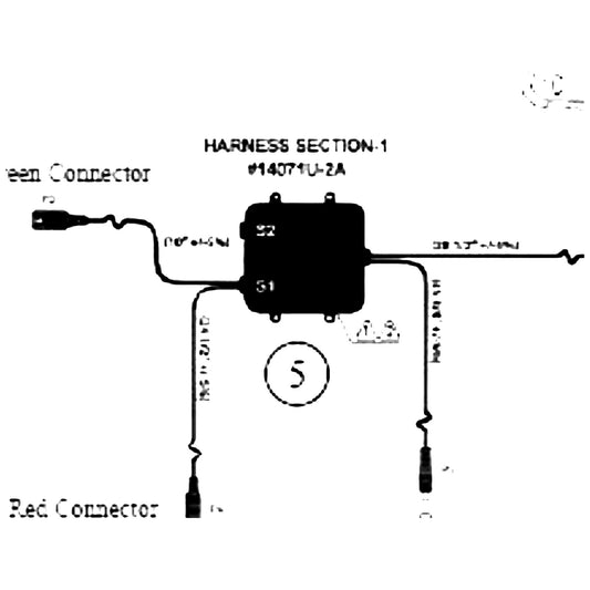 Golden Technologies HV3100-JBOX Junction Control Box service manual diagram