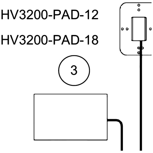 Golden Technologies HV3200-PAD-12 Heat Pad 12 Inch For HV3200 service manual diagram
