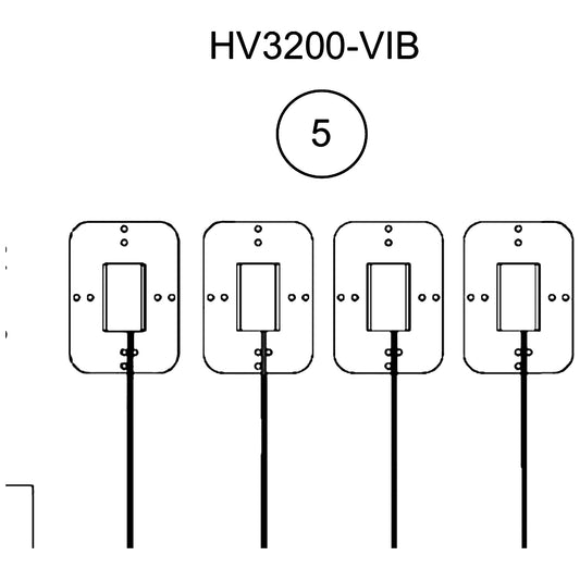 Golden Technologies HV3200-VIB Massage Motor Vibrator For HV3200 service manual diagram
