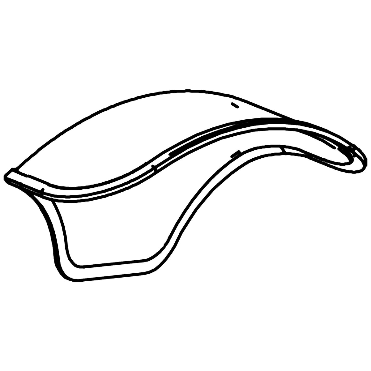 Golden Technologies MBB-0001 Body Component, Right Fender parts diagram