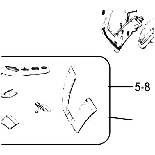Golden Technologies MBB-0010 Body Component, Red Shroud Kit parts diagram