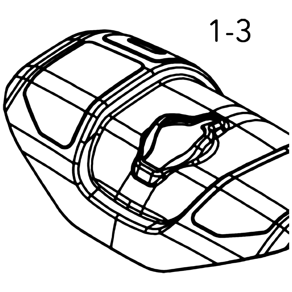Golden Technologies MBB-0019 Body Component, Front Shroud Black parts diagram