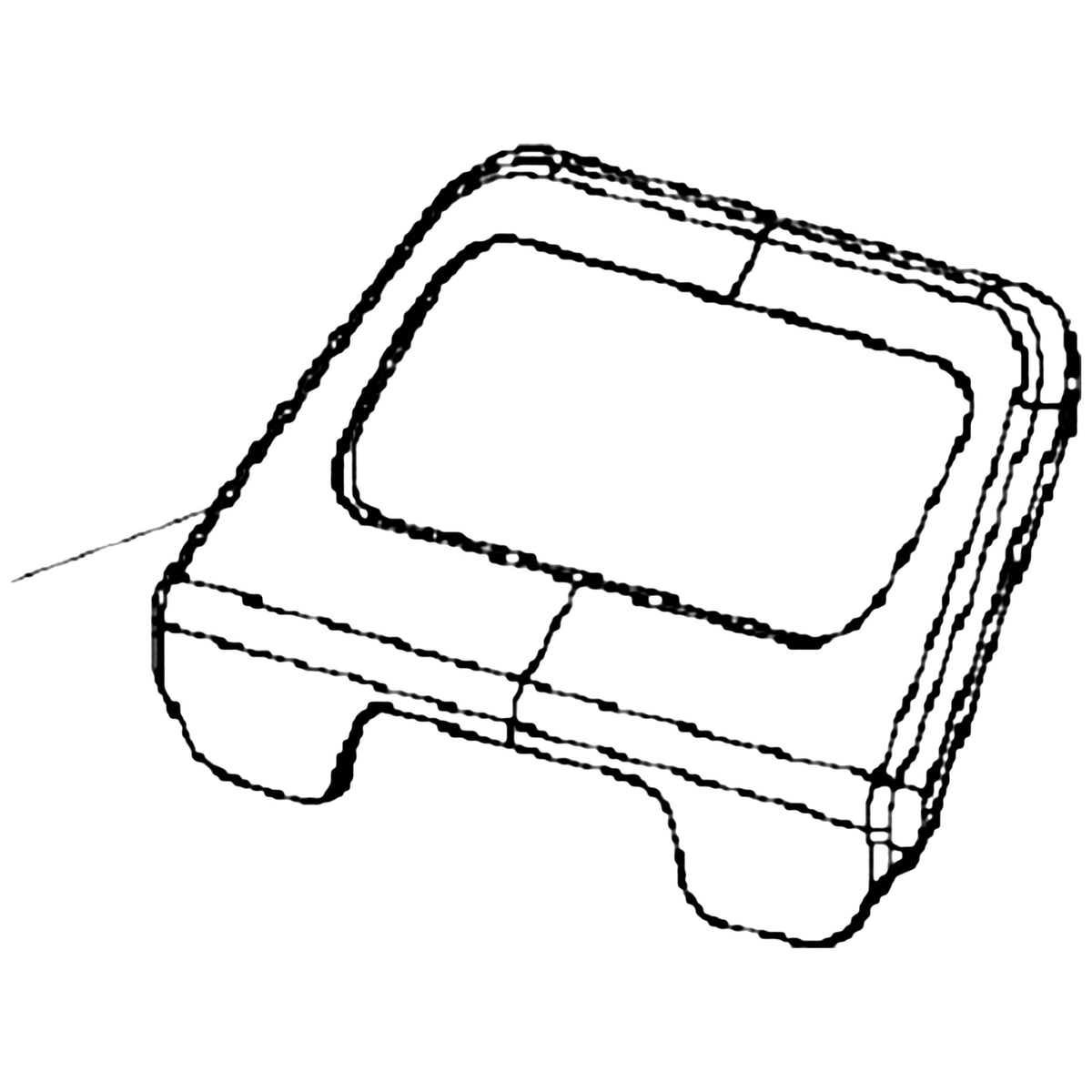 Golden Technologies MBB-162B-BBCP-BLK Shroud, Battery Box Black Color Thru Plastic With Screws parts diagram