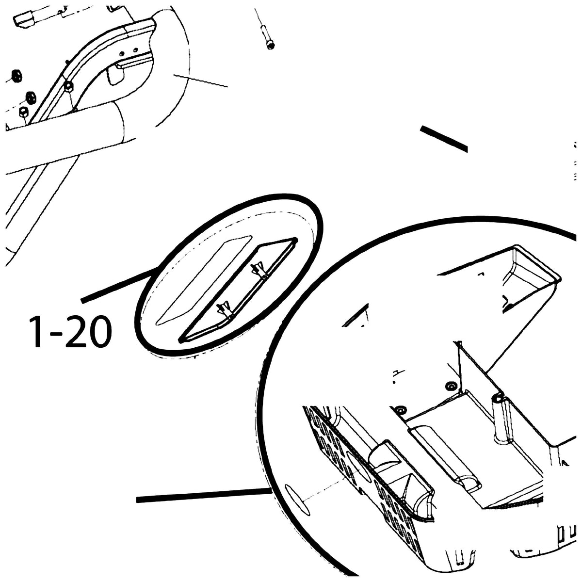Golden Technologies MBB-162B-DSP-R Decorative Right Side Plate With Golden Sticker parts diagram