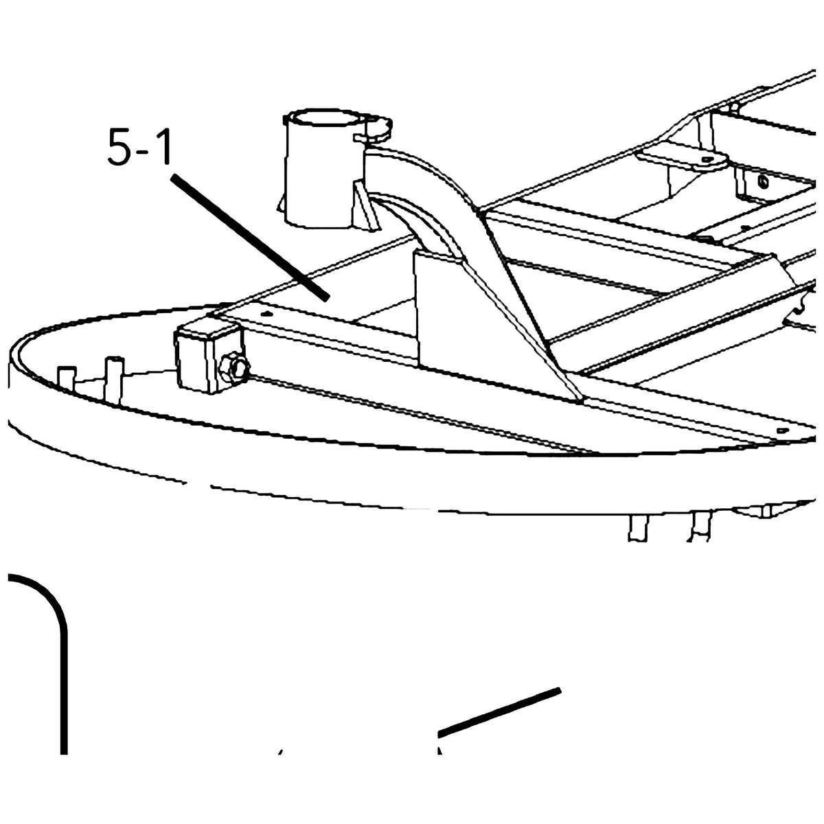 Golden Technologies MBB-240-FFRAME Frame, Front Assemblies For 240A-240C parts diagram