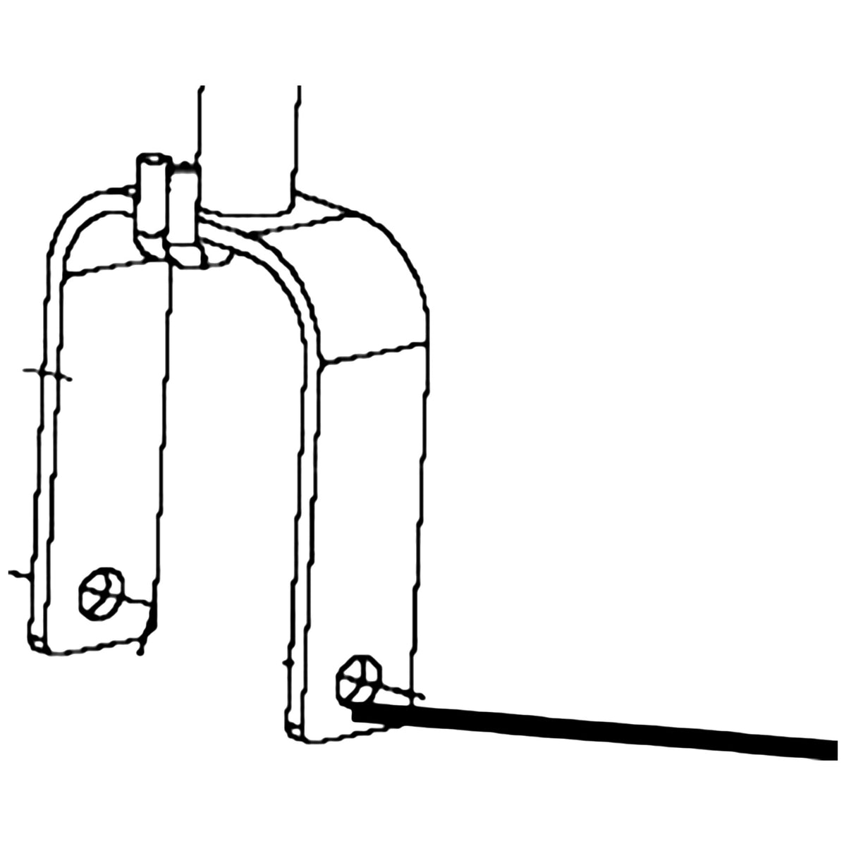 Golden Technologies MBB-240-FORK Fork For 240A-240C parts diagram
