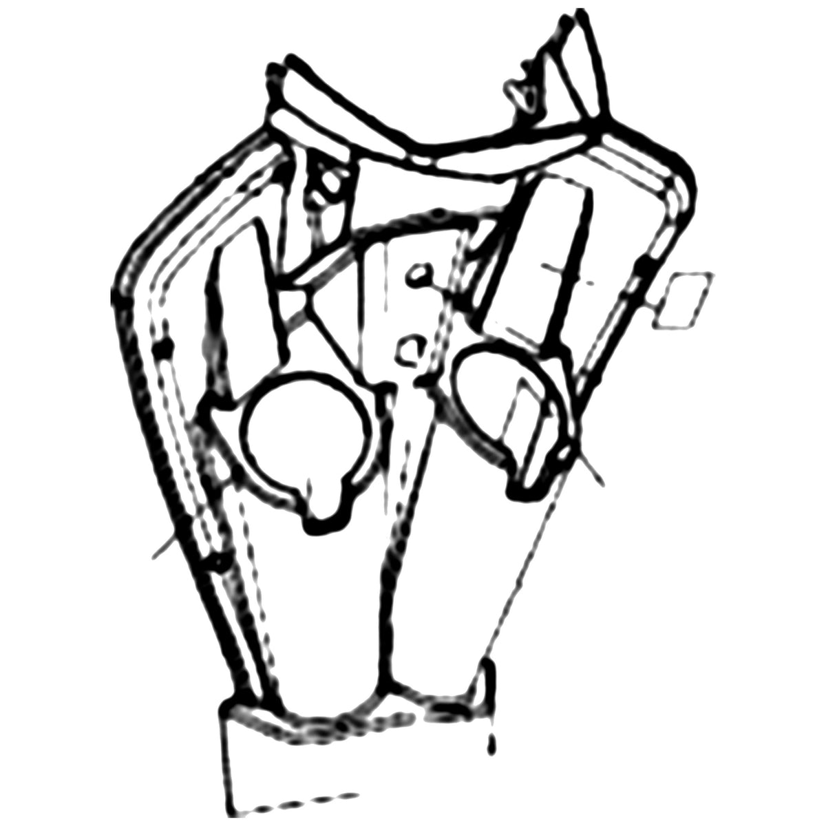 Golden Technologies MBB-575D-CHIR Cup Holder Insert Right With Velcro parts diagram