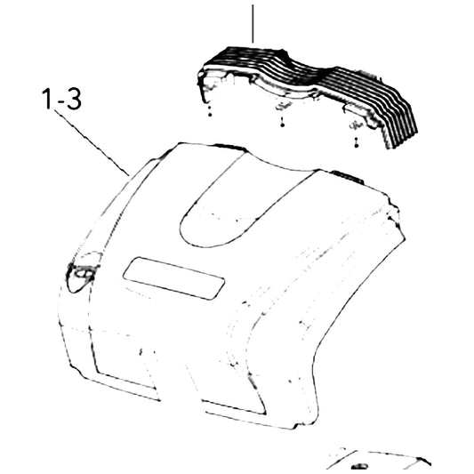 Golden Technologies MBB-605L-SHRD-FBK Shroud Front Black parts diagram