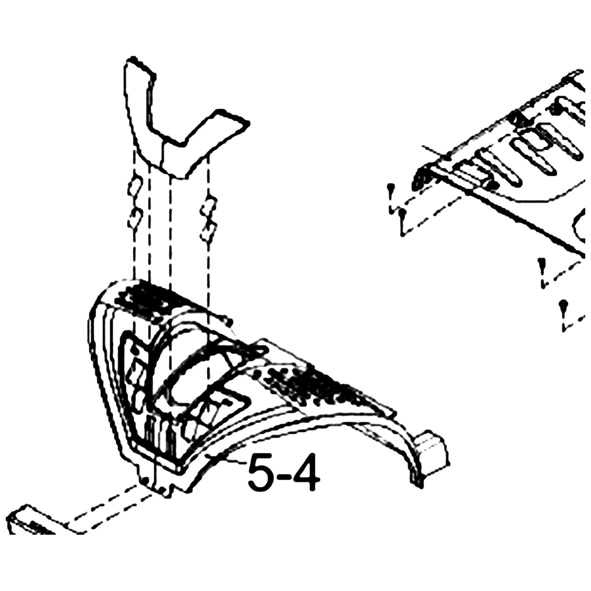 Golden Technologies MBB-BZ47-SFBLK Shroud Front Black parts diagram