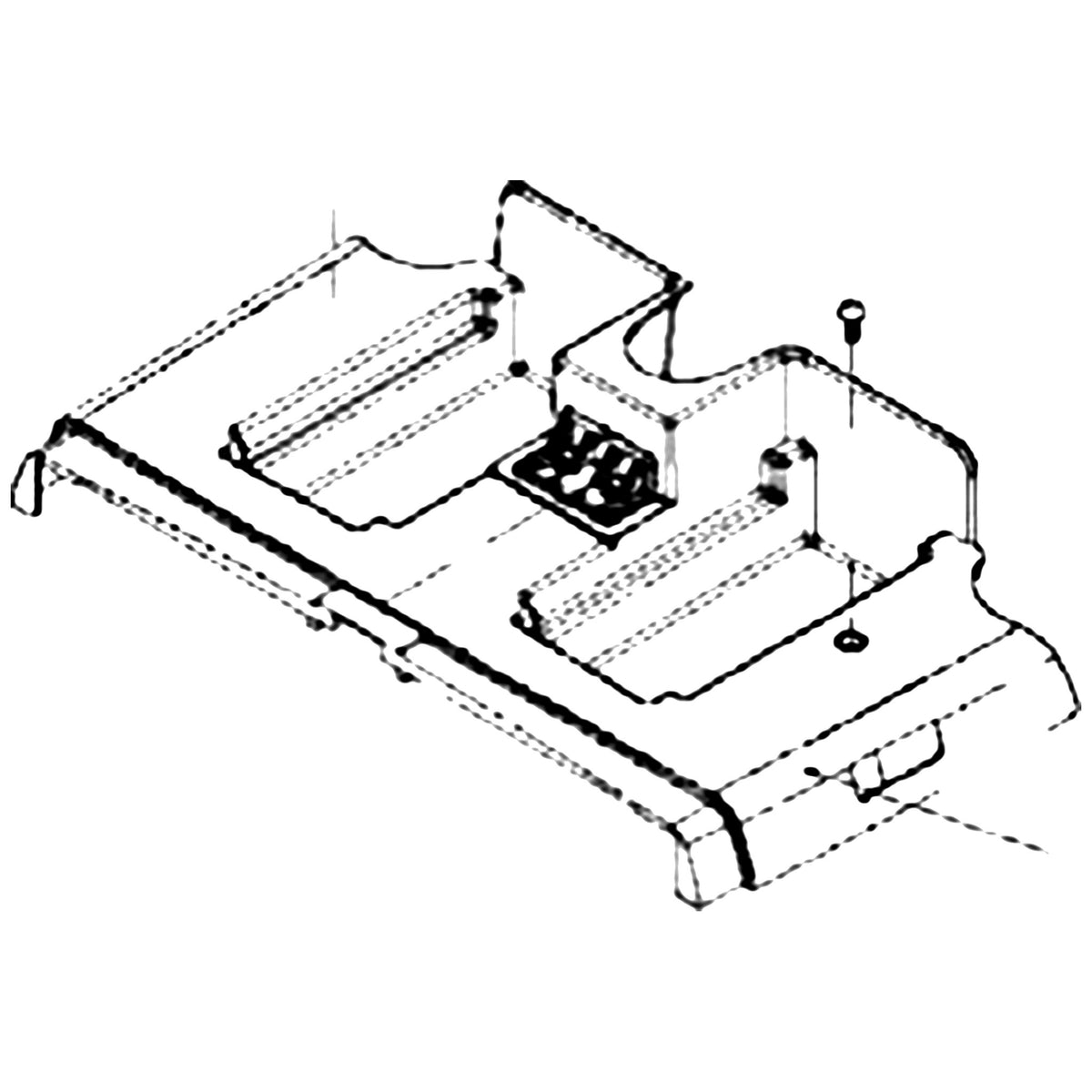 Golden Technologies MBB-BZ7-BATTP Battery Pedestal parts diagram