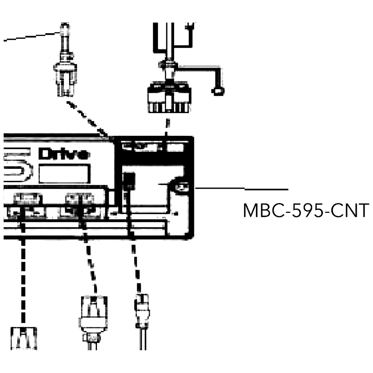 Golden Technologies MBC-595-CNT Controller S Drive For parts diagram