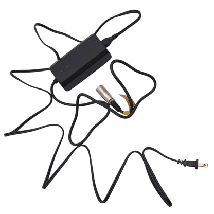 charger with cords unwound to show length