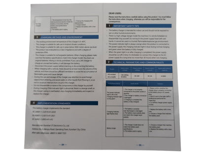 English instructions