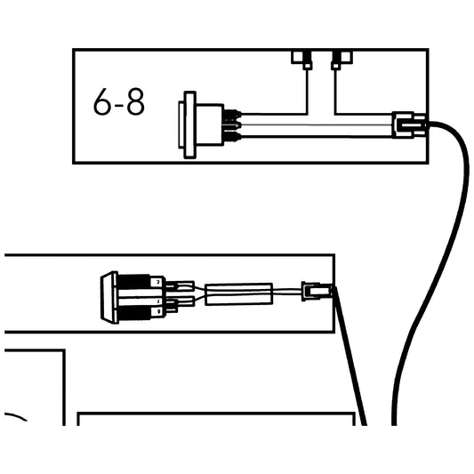 Golden Technologies MBE-0020 charger Port parts diagram