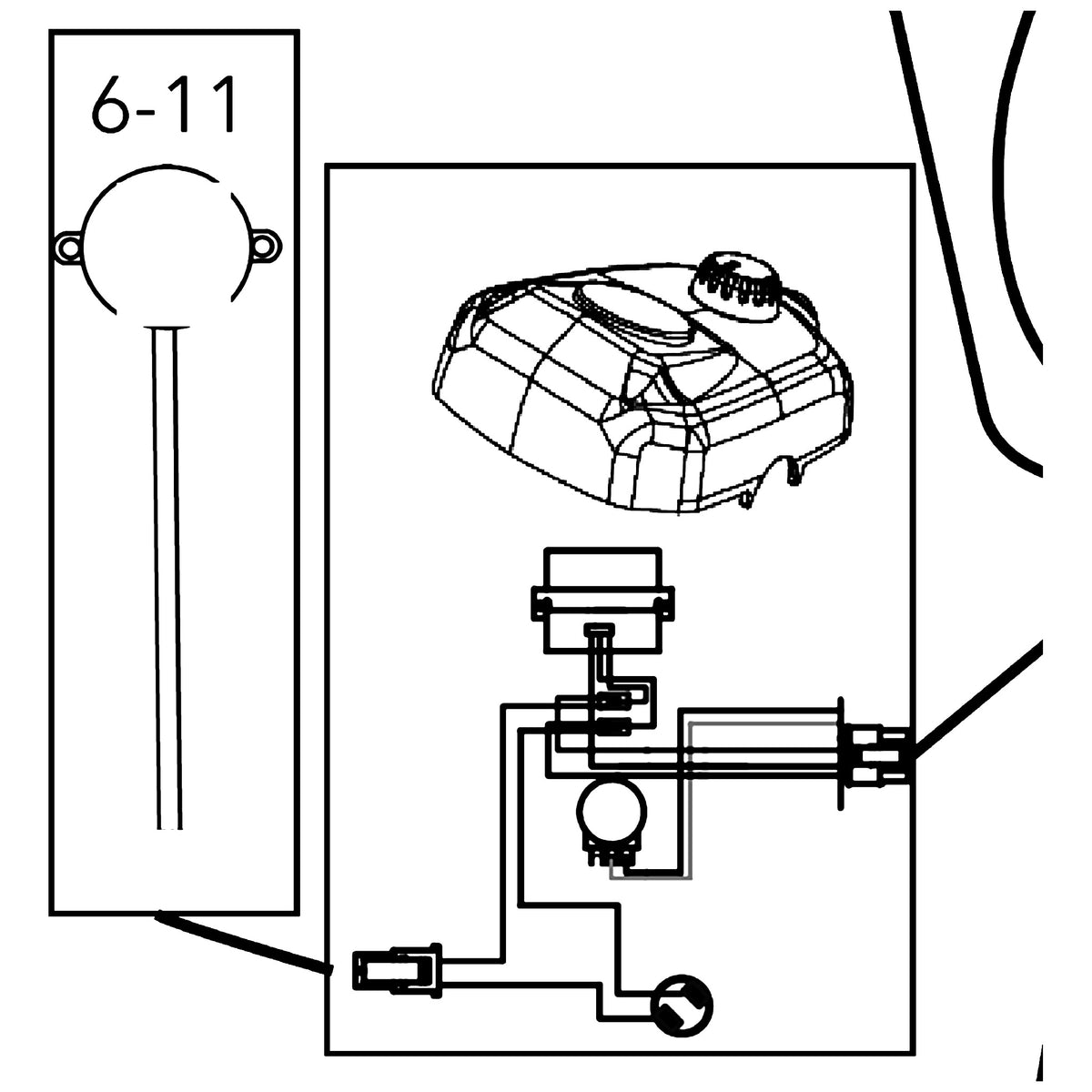 Golden Technologies MBE-0023 Horn parts diagram