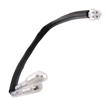 Harness # 1 with two quick disconnect connectors on one end and a 2-pin white connector on the other