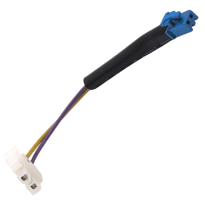 Harness #2 with a blue 2-pin connector on one end and a 2-pin connector on the other