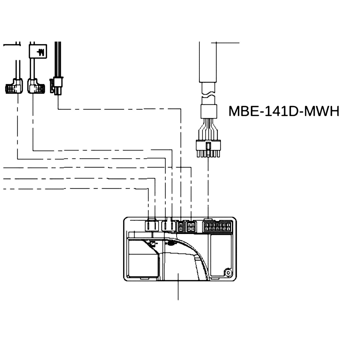 Golden Technologies MBE-141D-MWH Main Wire Harness parts diagram