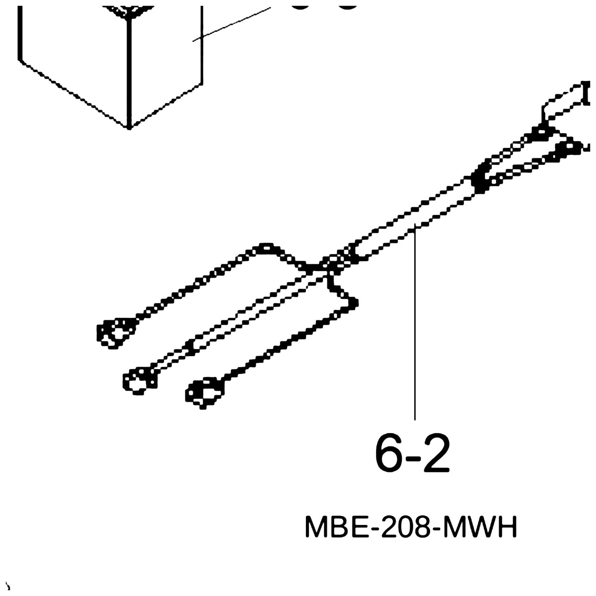 Golden Technologies MBE-208-MWH Main Wire Harness parts diagram