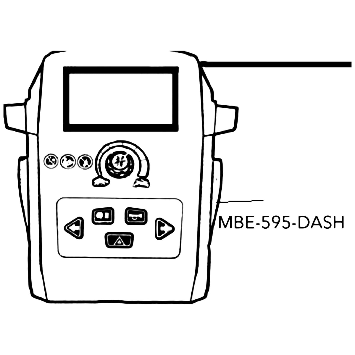 Golden Technologies MBE-595-DASH Dashboard For GR595 parts diagram