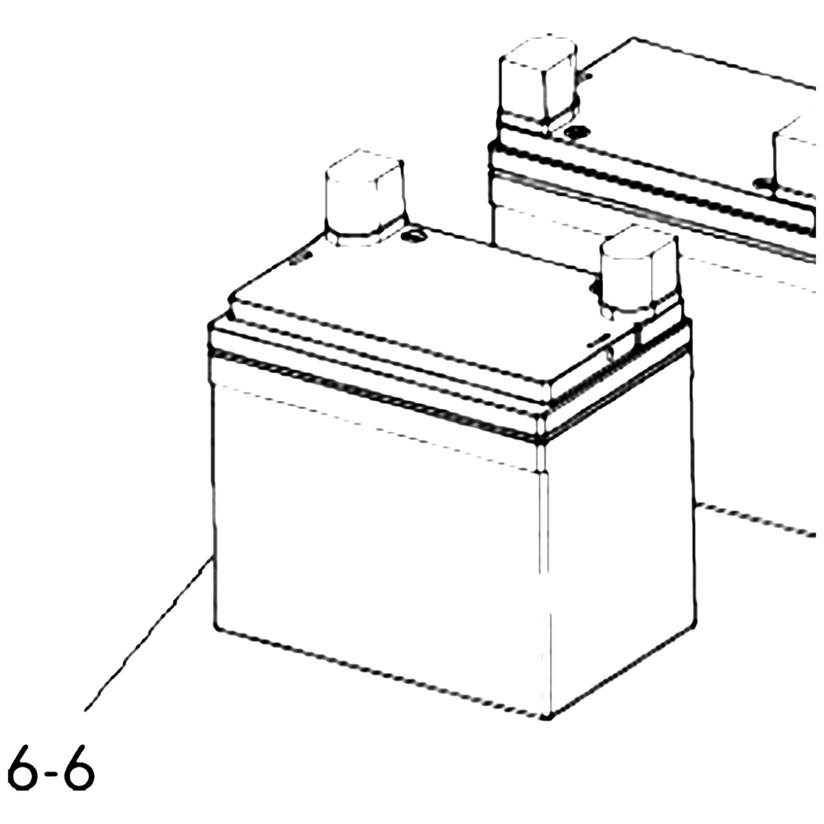 Golden Technologies MBE-BATT1240 Battery, 12V/40AH parts diagram